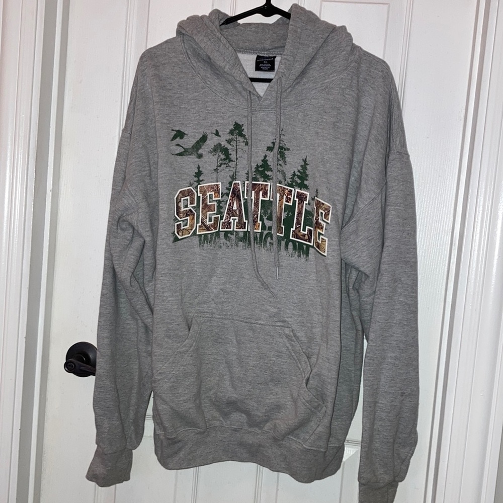 Seattle Washington pull over hoodie